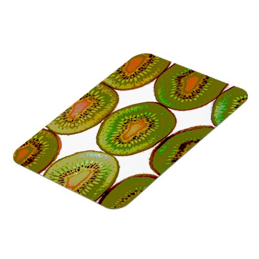Kiwi-Scheiben Magnet (Linke Seite)
