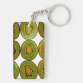 Kiwi-Scheiben Schlüsselanhänger (Rückseite)