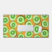 Kiwi-Scheiben Schreibtischunterlage (Tastatur & Maus)