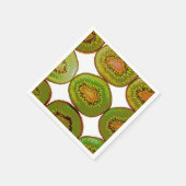Kiwi-Scheiben Serviette (Ecke)