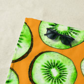 Kiwi-Scheiben Strandtuch (Beispiel)