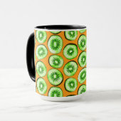 Kiwi-Scheiben Tasse (Vorderseite Links)