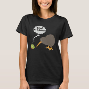 Kiwi sei Freunde, niedlicher Kiwi-Vogel und Kiwi-F T-Shirt