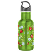 Kiwi Seien Freunde Edelstahlflasche (Rückseite)