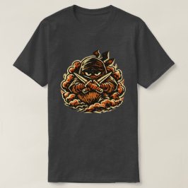 Kiwi Shadow Ninja — Funny Fruit Dark Ninja Vintage T-Shirt