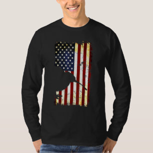 Kiwi Silhouette American Flag 4. Juli T-Shirt