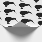 Kiwi Silhouette Geschenkpapier (Ecke)