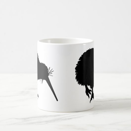 Kiwi Silhouette Kaffeetasse (Mittel)