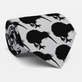 Kiwi Silhouette Krawatte (Gerollt)