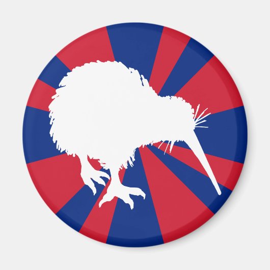 Kiwi Silhouette Magnet (Vorne)