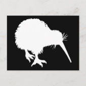 Kiwi Silhouette Postkarte (Vorderseite)