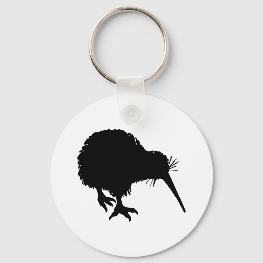 Kiwi Silhouette Schlüsselanhänger (Vorderseite)