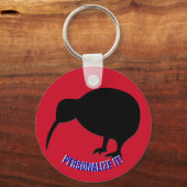 KIWI Silhouette Schlüsselanhänger (Vorderseite)