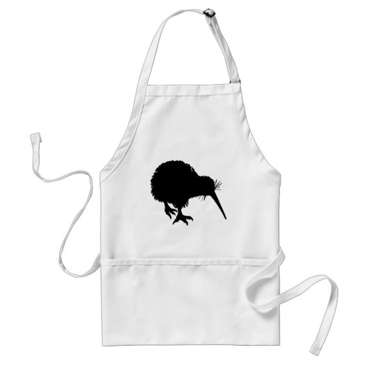 Kiwi Silhouette Schürze (Vorne)