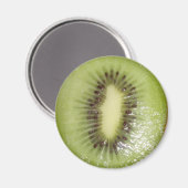 Kiwi Slice Foto Magnet (Vorderseite/Rückseite)