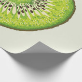 Kiwi Slice-Illustrationsmuster Geschenkpapier (Ecke)