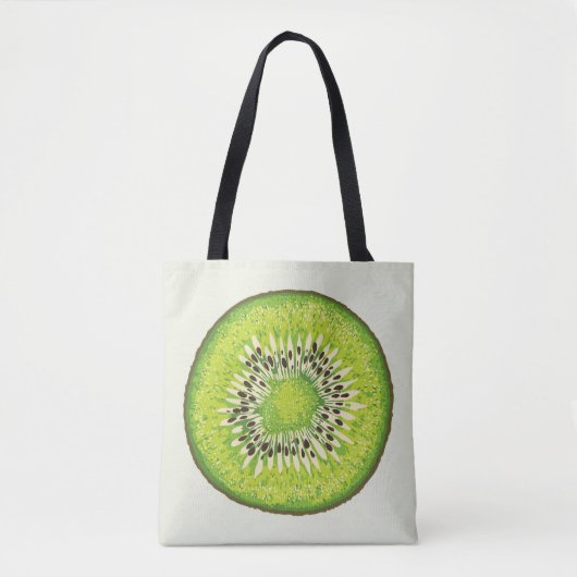 Kiwi Slice-Illustrationsmuster Tasche (Vorderseite)
