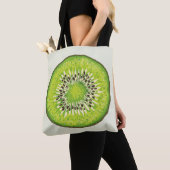 Kiwi Slice-Illustrationsmuster Tasche (Von Nahem)