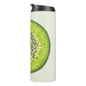 Kiwi Slice-Illustrationsmuster Thermosbecher (Nach rechts gedreht)