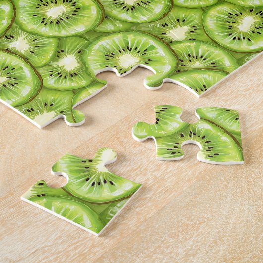 Kiwi Slice Muster Puzzle (Seite)