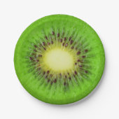 Kiwi Slice Pappteller (Vorderseite)