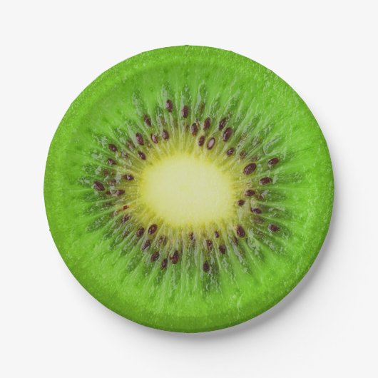 Kiwi Slice Pappteller (Vorderseite)
