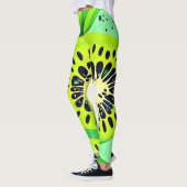Kiwi Slices: Lebhaft und frisch Leggings (Links)