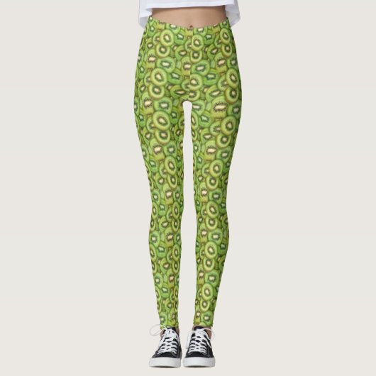 Kiwi Slices Leggings - Niedlich (Vorderseite)