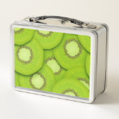 Kiwi Slices Metal Lunch Box (Rückseite)