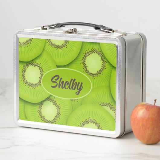 Kiwi Slices Metal Lunch Box (Beispiel)