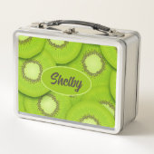 Kiwi Slices Metal Lunch Box (Vorderseite)