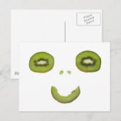 Kiwi - Smile - Postkarte (Vorne/Hinten)