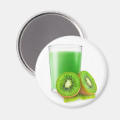 Kiwi Smoothie Magnet (Vorderseite/Rückseite)