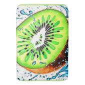Kiwi Splash of Freshness Badematte (Vorderseite Vertikal)