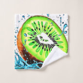 Kiwi Splash of Freshness Badhandtuch Set (Waschlappen)