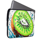 Kiwi Splash of Freshness Laptopschutzhülle (Vorne Rechts)