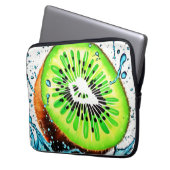 Kiwi Splash of Freshness Laptopschutzhülle (Vorderseite Links)