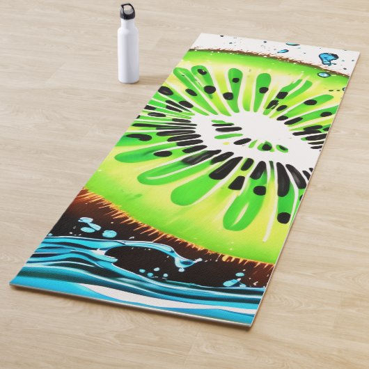 Kiwi Splash of Freshness Yogamatte (Beispiel)