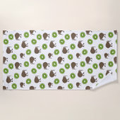 Kiwi Strandtuch (Vorderseite)