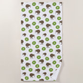 Kiwi Strandtuch (Vorderseite)