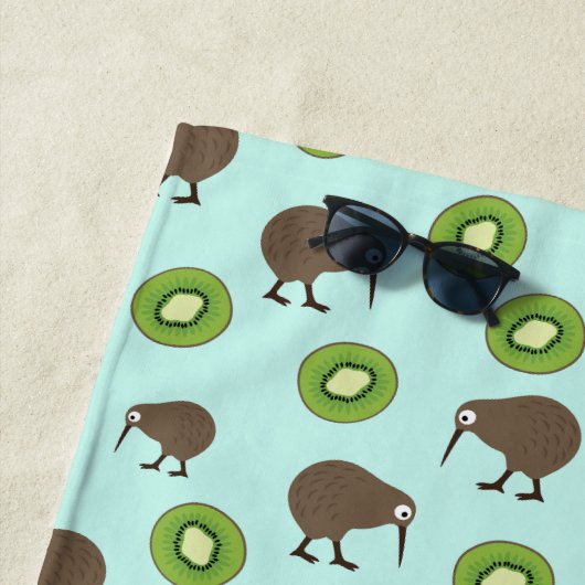 Kiwi Strandtuch (Beispiel)