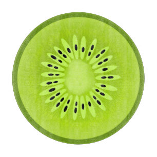 Kiwi Stylized Fruit Slice Schneidebrett