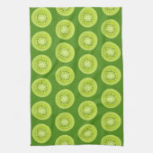 Kiwi Stylized Fruit Slices Geschirrtuch (Vertikal)