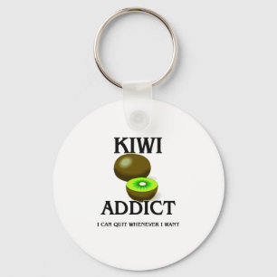 Kiwi-Süchtiger Schlüsselanhänger