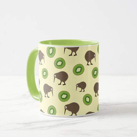 Kiwi Tasse (Vorderseite Links)