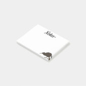Kiwi Tropenvogel Post-it Klebezettel (angewinkelt)
