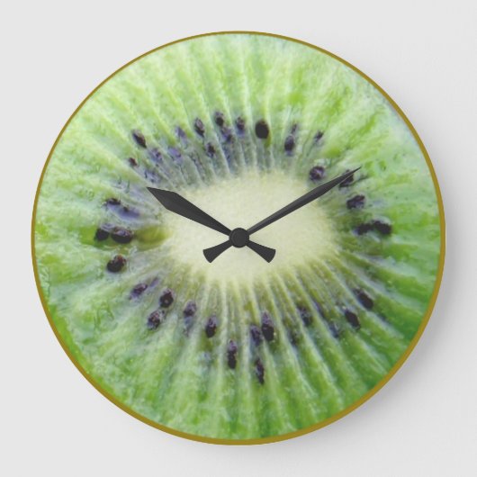 Kiwi-Uhr Große Wanduhr (Vorderseite)
