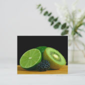 Kiwi und Limon Postkarte (Stehend Vorderseite)