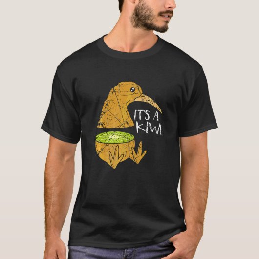 Kiwi-Vogel-Frucht T-Shirt (Vorderseite)