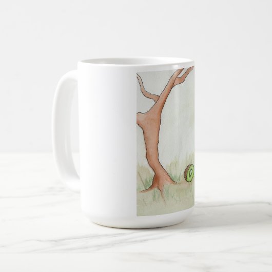 Kiwi-Vogel Kaffeetasse (Vorderseite Links)